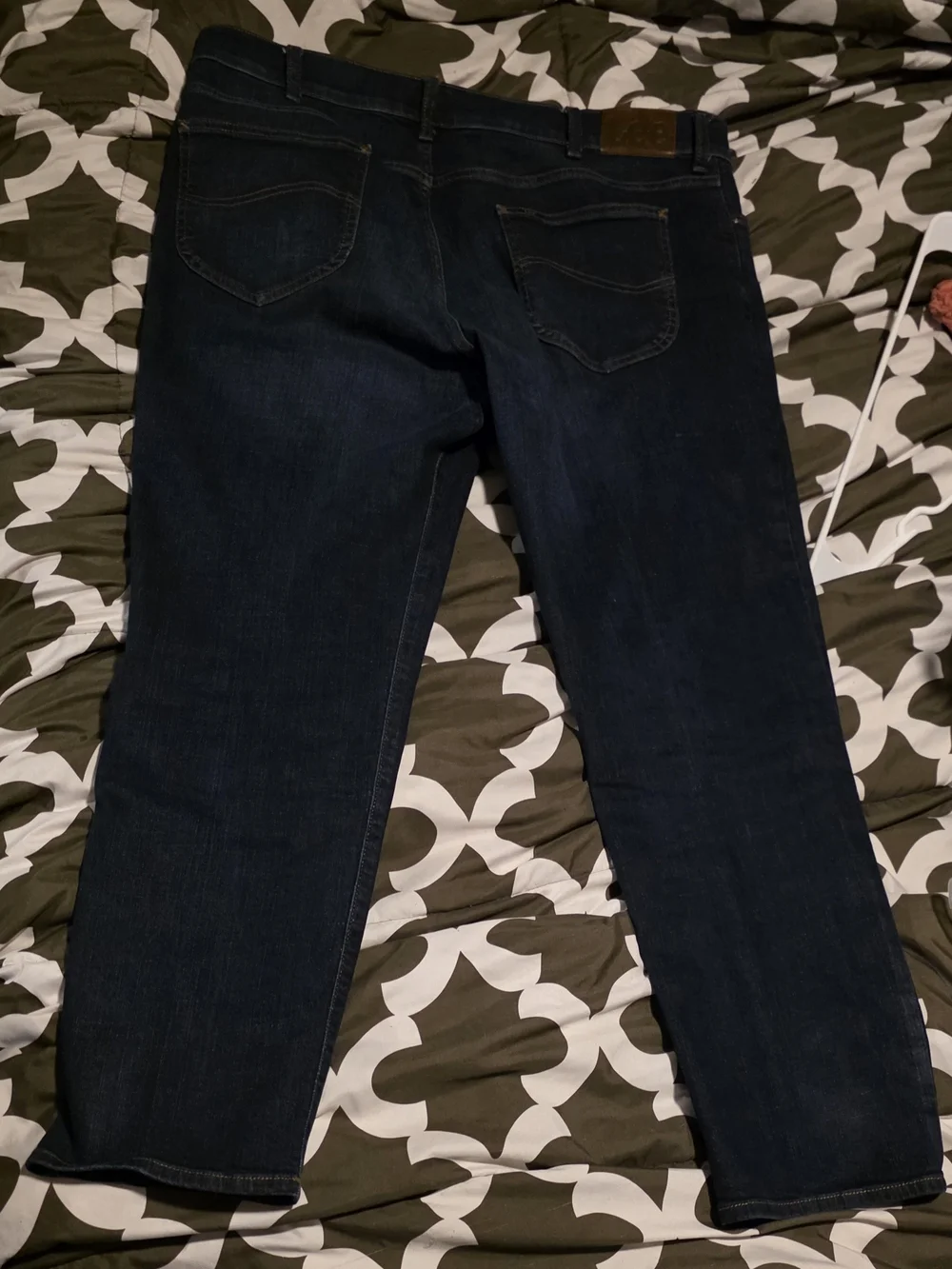 Lee Men's Dark Indigo Straight Leg Jeans
